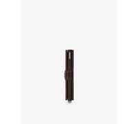 Secrid Secrid Vintage Brand-Debossed Leather Wallet Mv-Chocolate