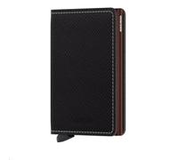 Secrid Slimwallet Saffiano credit card case RFID leather 7 cm brown
