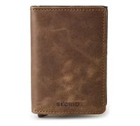 Secrid Slimwallet Credit card case RFID protection Leather 6.5 cm brown