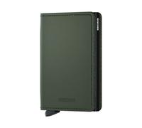 Secrid Slimwallet Matte Green-Black, Unisex Adults’ Billfold, Talla Única