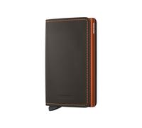 Secrid Slimwallet Matte Truffle & Orange 68 x 102 x 16mm
