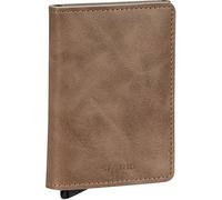 Secrid Slimwallet Vintage Brown Leather SV-Taupe for 4 Cards with or 6 Unembossed Cards Dimensions: 4 x 2.7 x 0.62 inches SV-Taupe, Taupe, 10,2 x 6,8 x 1,6 cm, Classic