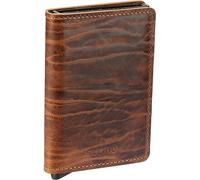 Secrid Solid Aluminium Slimline RFID Card Protector Slim Wallet in Dutch Martin - Whiskey (Whiskey)