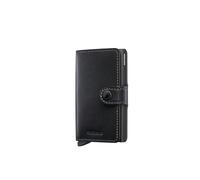 Secrid Miniwallet Original Powder Leather Wallet Black