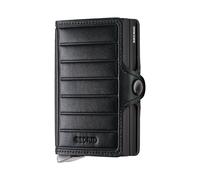 Secrid Twinwallet Emboss Lines Leather Wallet Black