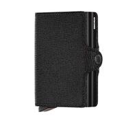 Secrid Unisex Double Envelope Card Holder, Black, 24 mm Slim, Black, 24mm Slim, Classic