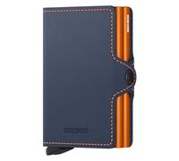 Secrid | Twinwallet Matte | Night Blue/Orange | Dual Card Holder One Size