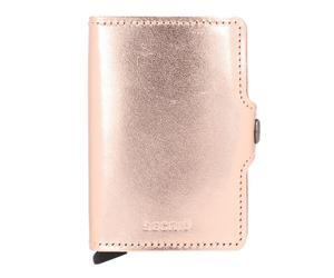 Secrid Twinwallet Metallic credit card holder RFID leather 7 cm rose gold
