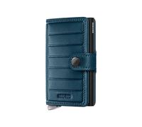Secrid Unisex Miniwallet Emboss Lines Teal size OS | Wallets Outlet | Unisex | Cyan OS