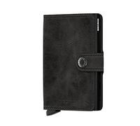 Secrid - Vintage Mini Wallet Black - MV-Black, Black/White, One Size