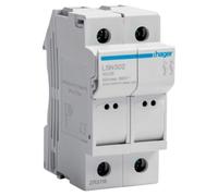 Sectionable Fuse Holder (LSN502) Type L38 2P 32A 2 Modules 690V
