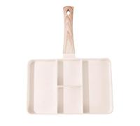 Sectional Divided Breakfast Pan - Divided Grill Fry Pan, Multipurpose Breakfast Grill Pan | Egg Trapper Pan with Multi-Section - Heat Resistant Handle Section Fry Pan Pancake Pan