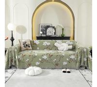 Sectional Sofa Slipcover, Chenille Couch Cover for L Shaped Settee