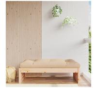 Sectional Sofa Unit Brown Solid Pine 120x80cm Modular Outdoor 1-er Chair