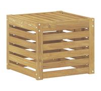 vidaXL Outdoor Stool Bench Natural 79 x 43 x 37 cm Solid Acacia Wood