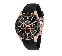 Sector 230 43 Mm Chronograph Watch Black Men
