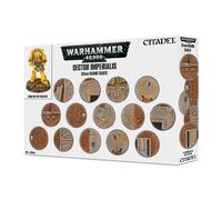 Sector Imperialis 32mm Round Bases - Brand New - Warhammer 40K Games Workshop