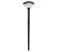 Sector Makeup Brush Professional Wood Handle Powder Brush Smooth for Blush Eye Face Powder Cosmetics Black