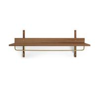 Ferm Living Sector Shelf Smoked Oak/ Brass