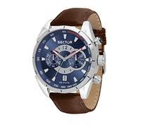 Sector No Limits Men Analogue Quartz Watch with Leather Strap R3271794008