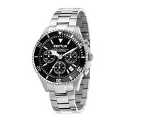 Sector 230 43 Mm Ss Chronograph Watch Silver Men