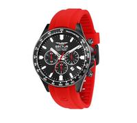 Sector No Limits 230 Collection Men's Watch, Chronograph, Analogue, 43 mm, Silicone Strap, Black, One size, Classic