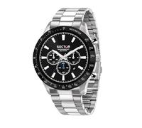Sector No Limits Men's Watch in Steel, Chronograph, Analog, 45 mm, 270 Collection, Birthday Gift for Boyfriend, Husband