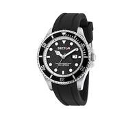 Sector No Limits Men's Watch, Time, Date, Analogue, 43 mm, Collection 230, Silicone Strap, Black, One size, Classic