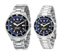 Sector No Limits Men's/Women's Watch, Time, Date, Analog, 43/35 mm, 230 Collection - Inter Special Edition, Duo Pack - R3253161061