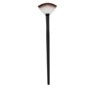 Sector Professional Makeup Brush with Wood Handle, Smooth Powder Brush for Face, Blush, Eye, Cosmetic Application, Women Makeup, Beauty Tools Black