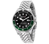 Sector 230 43 Mm 3h Watch Silver Men