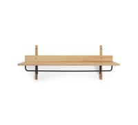 Sector Shelf Oak/Black Brass