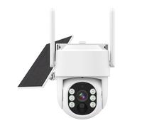 SECUEYE 4G Cellular Security Camera Solar-Powered 4MP Wireless Outdoor Pan/Tilt/Zoom Built-in 7800mAh Battery PIR Human Detection Color Night Vision TF Storage (L2-4G)