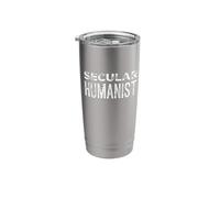 Secular Humanist Humanism Science Reason Atheist Atheism Stainless Steel Insulated Tumbler