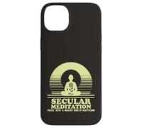 Secular Meditation Peace with Skepticism Mindfulness Case for iPhone 14 Plus