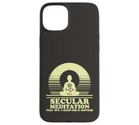 Secular Meditation Peace with Skepticism Mindfulness Case for iPhone 15 Plus