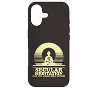 Secular Meditation Peace with Skepticism Mindfulness Case for iPhone 17