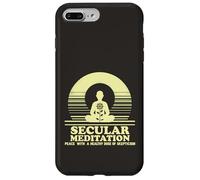 Secular Meditation Peace with Skepticism Mindfulness Case for iPhone 7 Plus/8 Plus