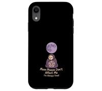 Secular Witch Ironic Crystal Skeptic Moon Phases No Spells Case for iPhone XR