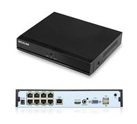 Seculink 8-Channel 4K POE NVR (1080p/3MP/4MP/5MP/8MP) DC48V Network Video Recorder Cloud P2P Remote Access Motion Alert