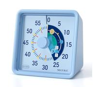 Secura 60-Minute Visual Timer for Kids, Time Clocks, Countdown Timers for Office Kitchen, Kids Classroom Timers, Adhd Timer Management Tool (Blue & Blue)