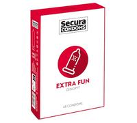 Secura Kondome Extra Fun Ribbed Condoms 48 Pack