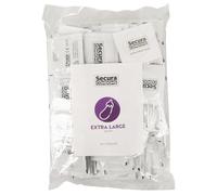 Secura Extra Large100Pcs Bag Condoms Transparent 18 cm