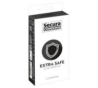 Secura Extra Safe 12Pcs Box Condoms Transparent 18 cm