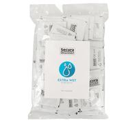 Secura Extra Wet 100Pcs Bag Condoms Transparent 18 cm