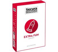 Secura Kondome Extra Fun Ribbed Condoms 48 Pack