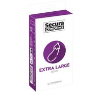Secura Kondome Extra Large 60mm Latex Condoms 12 Pack
