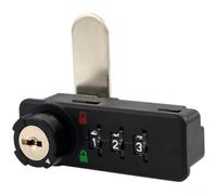 SECURE 3-DIGIT CODE: Protects your belongings with a reliable mechanical combination system, perfect for gym lockers or office storage without needing batteries LONG LASTING ABS BUILD: Crafted from