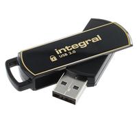 Integral INFD8GB360SEC3.0 360 Secure 8 GB USB 3.0 Flash Drive with 256 Bit Encryption Software