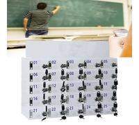 Secure Acrylic Phone Storage Cabinet - 100 Compartment for Classrooms Offices & Factories - Ideal for Schools & Workplaces with Locking Mechanism